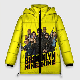 Женская зимняя куртка 3D с принтом Brooklyn Nine-Nine в Белгороде, верх — 100% полиэстер; подкладка — 100% полиэстер; утеплитель — 100% полиэстер | длина ниже бедра, силуэт Оверсайз. Есть воротник-стойка, отстегивающийся капюшон и ветрозащитная планка. 

Боковые карманы с листочкой на кнопках и внутренний карман на молнии | 9 9 | 99 | andy | beatriz | brooklyn | detective | diaz | jake | nine nine | peralta | rosa | samberg | stephanie | беатрис | бруклин | детектив | джейк | перальта | роза | стефани | сэмберг | энди