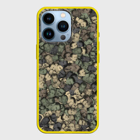 Чехол для iPhone 13 Pro с принтом Камуфляж Зеленый Слоник в Белгороде,  |  | лица | лицо | милитари | паттрен | слон | фильм | хаки