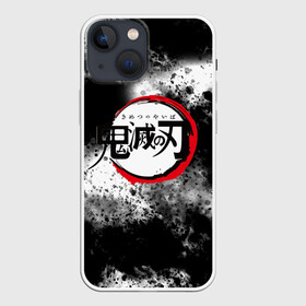 Чехол для iPhone 13 mini с принтом Kimetsu no Yaiba черные облака в Белгороде,  |  | Тематика изображения на принте: demons | kimetsu | knife | yaiba | демонов | демоны | клинок | рассекающий