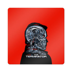 Магнит виниловый Квадрат с принтом The Terminator в Белгороде, полимерный материал с магнитным слоем | размер 9*9 см, закругленные углы | arnold | connor | john | robot | schwarzenegger | skynet | t 800 | terminator | арнольд | джон | коннор | ликвидатор | небесная | робот | сеть | скайнет | терминатор | шварценеггер