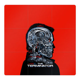 Магнитный плакат 3Х3 с принтом The Terminator в Белгороде, Полимерный материал с магнитным слоем | 9 деталей размером 9*9 см | arnold | connor | john | robot | schwarzenegger | skynet | t 800 | terminator | арнольд | джон | коннор | ликвидатор | небесная | робот | сеть | скайнет | терминатор | шварценеггер
