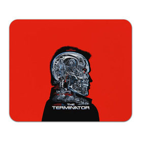 Коврик для мышки прямоугольный с принтом The Terminator в Белгороде, натуральный каучук | размер 230 х 185 мм; запечатка лицевой стороны | arnold | connor | john | robot | schwarzenegger | skynet | t 800 | terminator | арнольд | джон | коннор | ликвидатор | небесная | робот | сеть | скайнет | терминатор | шварценеггер