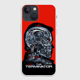 Чехол для iPhone 13 mini с принтом The Terminator в Белгороде,  |  | arnold | connor | john | robot | schwarzenegger | skynet | t 800 | terminator | арнольд | джон | коннор | ликвидатор | небесная | робот | сеть | скайнет | терминатор | шварценеггер