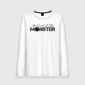 Мужской лонгслив хлопок с принтом You can call me monster в Белгороде, 100% хлопок |  | d.o | exo | exo cbx | exo k | exo m | exo sc | k pop | kpop | mama | бэкхён | ехо | к поп | кпоп | крис | кхаи | лухан | лэй | пэкхён | сехун | сиумин | сухо | тао | чханёль | чхен | эхо