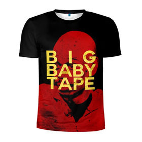Мужская футболка 3D спортивная с принтом BIG BABY TAPE в Белгороде, 100% полиэстер с улучшенными характеристиками | приталенный силуэт, круглая горловина, широкие плечи, сужается к линии бедра | 