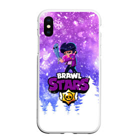 Чехол для iPhone XS Max матовый с принтом Новогодний Brawl Stars Bibi в Белгороде, Силикон | Область печати: задняя сторона чехла, без боковых панелей | 2020 | bibi | brawl | brawl stars | christmas | new year | stars | биби | бравл старс | брол старс | новогодний | новый год | рождество