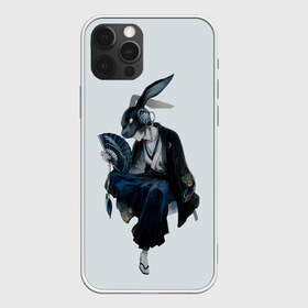 Чехол для iPhone 12 Pro Max с принтом ушки в Белгороде, Силикон |  | Тематика изображения на принте: anime | аниме | веер | кролик | маска | парень | ушки