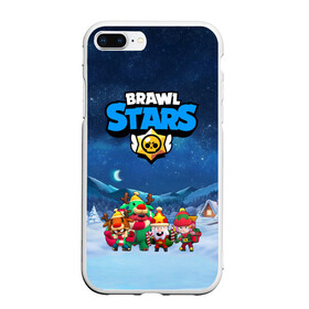 Чехол для iPhone 7Plus/8 Plus матовый с принтом Новогодний Brawl Stars в Белгороде, Силикон | Область печати: задняя сторона чехла, без боковых панелей | brawl stars | brawl stars 8 bit | brawl stars crow | brawl stars crow phoenix | brawl stars l | brawl stars leon | brawl stars leon shark | brawl stars nita | brawl stars robot spike | brawl stars spike | бравл старс | бравла старс | браво с