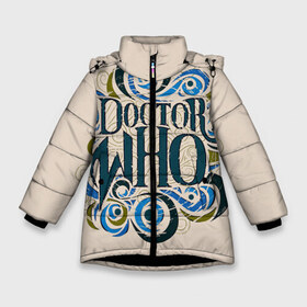 Зимняя куртка для девочек 3D с принтом Doctor Who в Белгороде, ткань верха — 100% полиэстер; подклад — 100% полиэстер, утеплитель — 100% полиэстер. | длина ниже бедра, удлиненная спинка, воротник стойка и отстегивающийся капюшон. Есть боковые карманы с листочкой на кнопках, утяжки по низу изделия и внутренний карман на молнии. 

Предусмотрены светоотражающий принт на спинке, радужный светоотражающий элемент на пуллере молнии и на резинке для утяжки. | bbc | dimension | dr who | jenna coleman | jodie whittaker | matt smith | relative | resolution | space | tardis | the doctor | time | галлифрей | джоди уиттакер | доктор кто | тардис