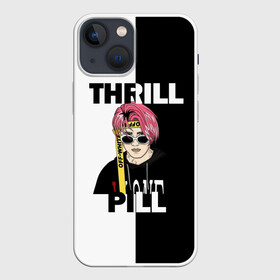 Чехол для iPhone 13 mini с принтом Thrill pill в Белгороде,  |  | pill | thrill | thrill pill | пилл | тимур самедов | трилл | трилл пилл