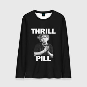 Мужской лонгслив 3D с принтом Thrill pill в Белгороде, 100% полиэстер | длинные рукава, круглый вырез горловины, полуприлегающий силуэт | pill | thrill | thrill pill | пилл | тимур самедов | трилл | трилл пилл