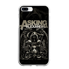 Чехол для iPhone 7Plus/8 Plus матовый с принтом Asking Alexandria в Белгороде, Силикон | Область печати: задняя сторона чехла, без боковых панелей | Тематика изображения на принте: asking alexandria | аскинг александриа | группы | метал | музыка | рок | хэви метал | электроникор