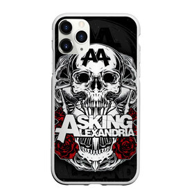 Чехол для iPhone 11 Pro Max матовый с принтом Asking Alexandria в Белгороде, Силикон |  | asking alexandria | аскинг александриа | группы | метал | музыка | рок | хэви метал | электроникор