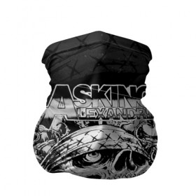 Бандана-труба 3D с принтом Asking Alexandria в Белгороде, 100% полиэстер, ткань с особыми свойствами — Activecool | плотность 150‒180 г/м2; хорошо тянется, но сохраняет форму | asking alexandria | аскинг александриа | группы | метал | музыка | рок | хэви метал | электроникор