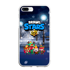 Чехол для iPhone 7Plus/8 Plus матовый с принтом Новогодний Brawl Stars в Белгороде, Силикон | Область печати: задняя сторона чехла, без боковых панелей | brawl stars | brawl stars 8 bit | brawl stars crow | brawl stars crow phoenix | brawl stars l | brawl stars leon | brawl stars leon shark | brawl stars nita | brawl stars robot spike | brawl stars spike | бравл старс | бравла старс | браво с