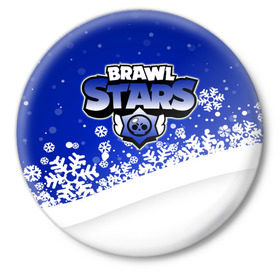 Значок с принтом Новогодний Brawl Stars в Белгороде,  металл | круглая форма, металлическая застежка в виде булавки | brawl | bs | clash line | fails | funny | leon | moments | stars | supercell | tick | бой | босс | бравл | броубол | бс | драка | звезд | осада | поззи | сейф | старс | цель