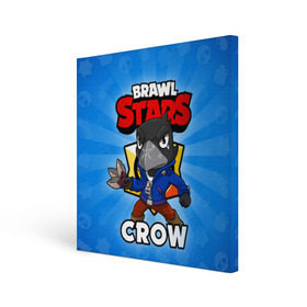 Холст квадратный с принтом BRAWL STARS CROW в Белгороде, 100% ПВХ |  | brawl stars | brawl stars crow | brawler | crow | бравл старз | бравлер | ворон