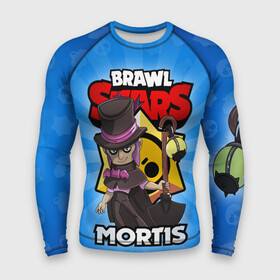 Мужской рашгард 3D с принтом BRAWL STARS MORTIS в Белгороде,  |  | brawl stars | brawl stars mortis | brawler | mortis | бравл старз | бравлер | мортис