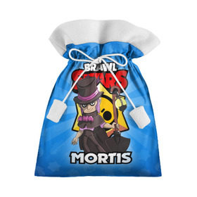 Подарочный 3D мешок с принтом BRAWL STARS MORTIS в Белгороде, 100% полиэстер | Размер: 29*39 см | brawl stars | brawl stars mortis | brawler | mortis | бравл старз | бравлер | мортис