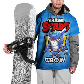 Накидка на куртку 3D с принтом BRAWL STARS CROW в Белгороде, 100% полиэстер |  | Тематика изображения на принте: brawl stars | brawl stars crow | brawler | crow | бравл старз | бравлер | ворон
