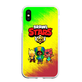 Чехол для iPhone XS Max матовый с принтом Brawl Stars Leon Nita Crow в Белгороде, Силикон | Область печати: задняя сторона чехла, без боковых панелей | brawl stars | brawl stars 8 bit | brawl stars crow | brawl stars crow phoenix | brawl stars leon | brawl stars leon shark | brawl stars nita | brawl stars robot spike | brawl stars spike | бравл старс | бравла старс | браво старс | персона