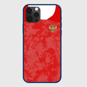 Чехол для iPhone 12 Pro с принтом Russia home EURO 2020  в Белгороде, силикон | область печати: задняя сторона чехла, без боковых панелей | championship | cup | dzyuba | russia | tdrfifa19 | world | артем | дзюба | европы | мира | мундиаль | россия | чемпионат