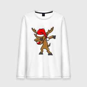 Мужской лонгслив хлопок с принтом Dab Deer в Белгороде, 100% хлопок |  | 2020 | christmas | dab | deer | new year | santa claus | борода | даб | дед | дед мороз | дедушка | ёлка | зима | мороз | новый год | олень | праздник | рождество | санта клаус | снег