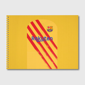 Альбом для рисования с принтом Barcelona 4-th kit 19-20 в Белгороде, 100% бумага
 | матовая бумага, плотность 200 мг. | Тематика изображения на принте: barcelona | champions | laliga | league | spain | барселона | испания | лига | месси | чемпионов