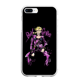 Чехол для iPhone 7Plus/8 Plus матовый с принтом JoJos Bizarre Adventure в Белгороде, Силикон | Область печати: задняя сторона чехла, без боковых панелей | adventure | bizarre | joestar | jojo | jojos | jonathan | joseph | joutarou | kuujou | manga | джоджо | джозеф | джонатан | джостар | дзётаро | кудзё | манга | невероятные | приключения