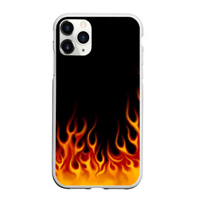 Чехол для iPhone 11 Pro матовый с принтом Пламя Old School в Белгороде, Силикон |  | burn | fire | костер | нарисованный | огня | огонь | олдскул | пламени | пламя | пожар | пылает | рисованный огонь | языки