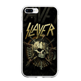 Чехол для iPhone 7Plus/8 Plus матовый с принтом Slayer в Белгороде, Силикон | Область печати: задняя сторона чехла, без боковых панелей | metal | slayer | группы | метал | музыка | рок | трэш метал