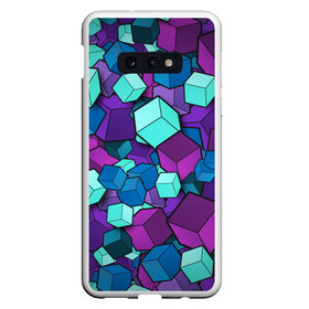 Чехол для Samsung S10E с принтом Кубы в Белгороде, Силикон | Область печати: задняя сторона чехла, без боковых панелей | абстрактно | абстрактные | абстрактный | абстрактным | абстракция | кубики | кубические | кубический | кубическое | кубы | неон | неонка | неоновые | разноцветные | светящиеся | цветное | цветные