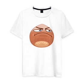 Мужская футболка хлопок с принтом ОРЕХУС в Белгороде, 100% хлопок | прямой крой, круглый вырез горловины, длина до линии бедер, слегка спущенное плечо. | справедливо | справедливость | фруктовощи