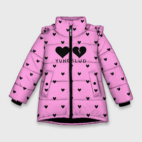 Зимняя куртка для девочек 3D с принтом Yungblud hearts в Белгороде, ткань верха — 100% полиэстер; подклад — 100% полиэстер, утеплитель — 100% полиэстер. | длина ниже бедра, удлиненная спинка, воротник стойка и отстегивающийся капюшон. Есть боковые карманы с листочкой на кнопках, утяжки по низу изделия и внутренний карман на молнии. 

Предусмотрены светоотражающий принт на спинке, радужный светоотражающий элемент на пуллере молнии и на резинке для утяжки. | Тематика изображения на принте: 11minutes | anarchist | billie eilish | die for the hype | dominic harrison | edit | fandoms | halsey | kill somebody | polygrapheyes | psychotickids | tinpanboy | yungblud | yungblud army | yungblud art | yungblud edit | yungblud fan | доминик харрис | я