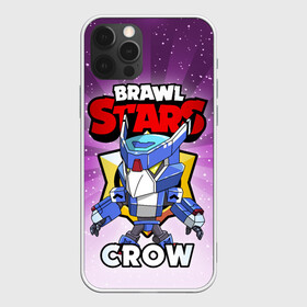 Чехол для iPhone 12 Pro с принтом BRAWL STARS CROW в Белгороде, силикон | область печати: задняя сторона чехла, без боковых панелей | Тематика изображения на принте: brawl stars | brawl stars crow | brawler | crow | бравл старз | бравлер | ворон