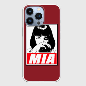 Чехол для iPhone 13 Pro с принтом MIA в Белгороде,  |  | pulp | pulp fiction | quentin tarantino | tarantino | квентин тарантино | кино | криминальное чтиво | тарантино | тарентино | торентино | торрентино | фильм | чтиво