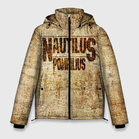 Мужская зимняя куртка 3D с принтом Nautilus Pompilius в Белгороде, верх — 100% полиэстер; подкладка — 100% полиэстер; утеплитель — 100% полиэстер | длина ниже бедра, свободный силуэт Оверсайз. Есть воротник-стойка, отстегивающийся капюшон и ветрозащитная планка. 

Боковые карманы с листочкой на кнопках и внутренний карман на молнии. | Тематика изображения на принте: nautilus pompilius | ассоциация | внуки энгельса | вячеслав бутусов | настя | нау | наутилус | наутилус помпилиус | наутилусы | нп | урфин джюс | ю питер