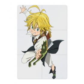 Магнитный плакат 2Х3 с принтом Meliodas в Белгороде, Полимерный материал с магнитным слоем | 6 деталей размером 9*9 см | Тематика изображения на принте: deadly | dragon | meliodafu | meliodas | seven | sins | wrath | гнев | грехов | дракон | мелиодас | семь