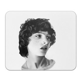 Коврик для мышки прямоугольный с принтом finn wolfhard в Белгороде, натуральный каучук | размер 230 х 185 мм; запечатка лицевой стороны | finn wolfhard | очень странные дела | финн вулфард