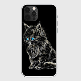 Чехол для iPhone 12 Pro Max с принтом Пушистый котёнок в Белгороде, Силикон |  | Тематика изображения на принте: животные | зверёк | кот | котёнок | милашка | няшка | счастье