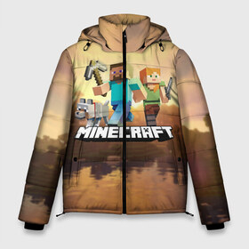 Мужская зимняя куртка 3D с принтом Minecraft Майнкрафт в Белгороде, верх — 100% полиэстер; подкладка — 100% полиэстер; утеплитель — 100% полиэстер | длина ниже бедра, свободный силуэт Оверсайз. Есть воротник-стойка, отстегивающийся капюшон и ветрозащитная планка. 

Боковые карманы с листочкой на кнопках и внутренний карман на молнии. | creeper | game | minecraft | блоки | грифер | игры | квадраты | компьютерная игра | крипер | маинкрафт | майн | майнкравт | майнкрафт