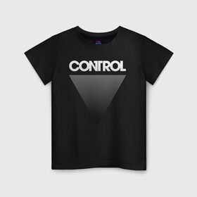 Детская футболка хлопок с принтом Control в Белгороде, 100% хлопок | круглый вырез горловины, полуприлегающий силуэт, длина до линии бедер | control | джесси | игра | контрол