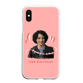 Чехол для iPhone XS Max матовый с принтом finn wolfhard в Белгороде, Силикон | Область печати: задняя сторона чехла, без боковых панелей | finn wolfhard | очень странные дела | финн вулфард