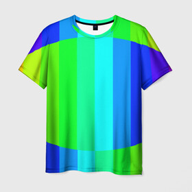 Мужская футболка 3D с принтом MAKE LOVE, NOT WAR в Белгороде, 100% полиэфир | прямой крой, круглый вырез горловины, длина до линии бедер | абстракция | градиент | многоцветный