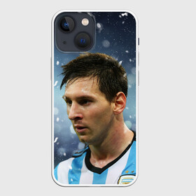 Чехол для iPhone 13 mini с принтом Лео Месси в Белгороде,  |  | barca | barcelona | champions | football | messi | soccer | spain | uefa | world cup | барса | барселона | ла лига | лео месси | лига чемпионов | месси | форма | формы | футбол