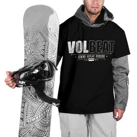 Накидка на куртку 3D с принтом Volbeat в Белгороде, 100% полиэстер |  | groove metal | hardcore | psychobilly | rebound | replay | rewind | volbeat | волбит