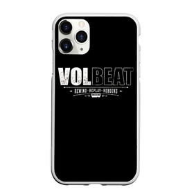 Чехол для iPhone 11 Pro Max матовый с принтом Volbeat в Белгороде, Силикон |  | groove metal | hardcore | psychobilly | rebound | replay | rewind | volbeat | волбит
