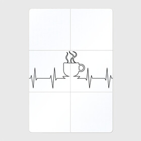 Магнитный плакат 2Х3 с принтом Чашечку кофе? в Белгороде, Полимерный материал с магнитным слоем | 6 деталей размером 9*9 см | Тематика изображения на принте: бариста | бармен | вкус | кардиограмма | кофе | кофеман | напиток | подача | профессия | хобби | чашка
