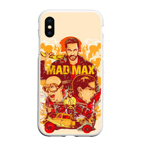 Чехол для iPhone XS Max матовый с принтом Безумный Макс в Белгороде, Силикон | Область печати: задняя сторона чехла, без боковых панелей | Тематика изображения на принте: mad max. боевик | байкер | бандит | постапокалипсис | пустыня