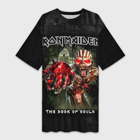 Платье-футболка 3D с принтом Iron Maiden в Белгороде,  |  | heavy metal | iron maiden | metal | айрон мейден | группы | метал | музыка | рок | хеви метал